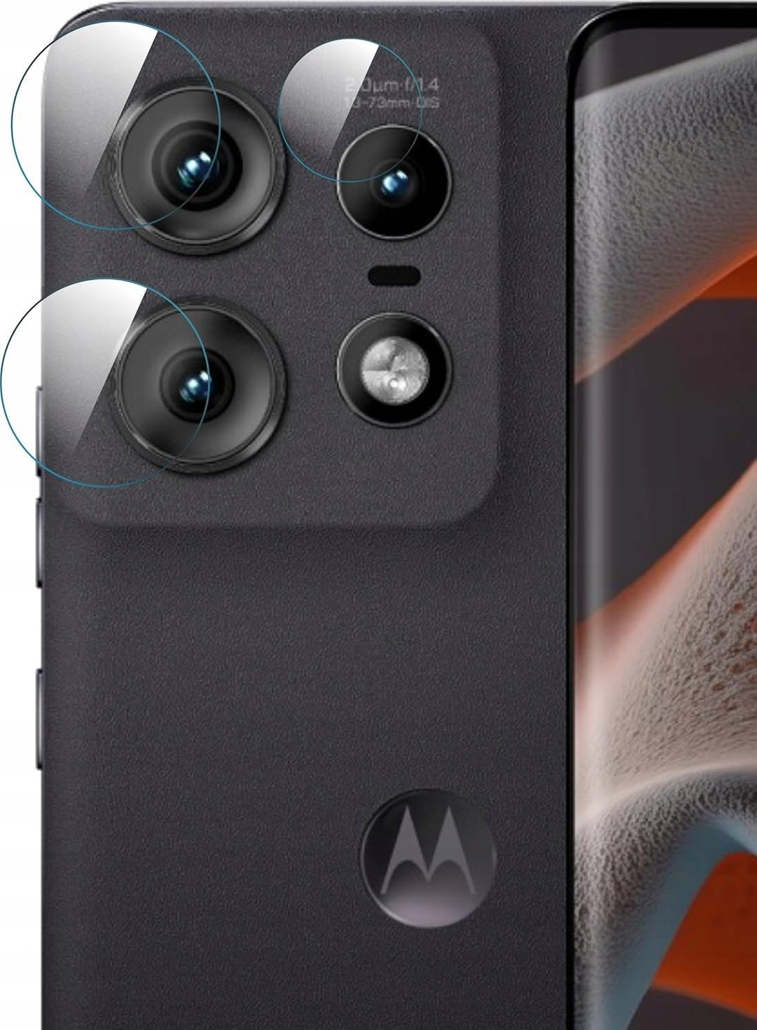 Hello Case SZKŁO NA APARAT DO MOTOROLA EDGE 50 PRO SZKIEŁKO OCHRONNE NA OBIEKTYW TYŁ