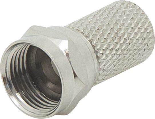 Prolech Wtyk antenowy TV/SAT F 6,8mm HQ 100szt. (1150#)