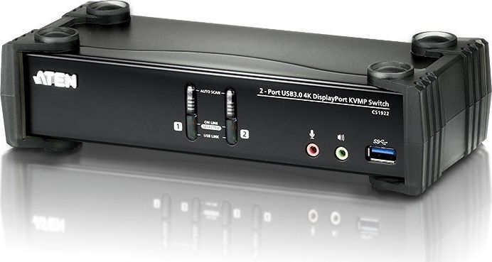 Przełącznik Aten Przełącznik KVMP USB 3.0 4K DisplayPort CS1922