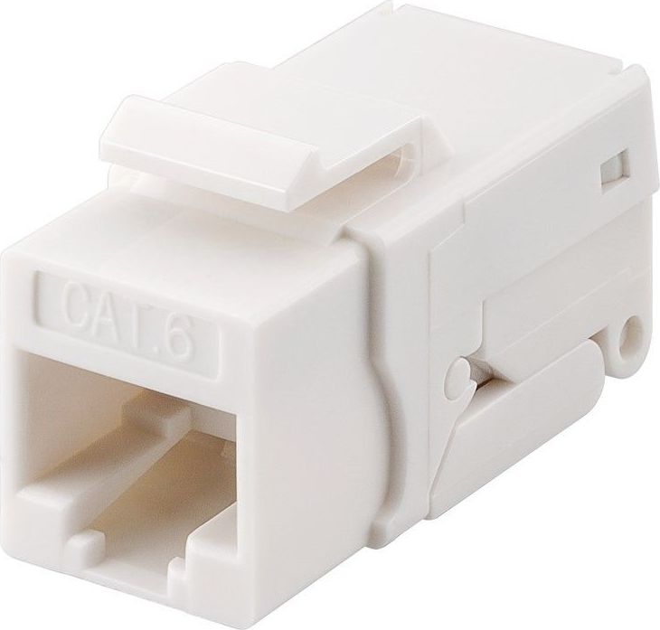 Goobay Goobay 95742 Keystone module RJ45 CAT 6, UTP, 250 MHz, white
