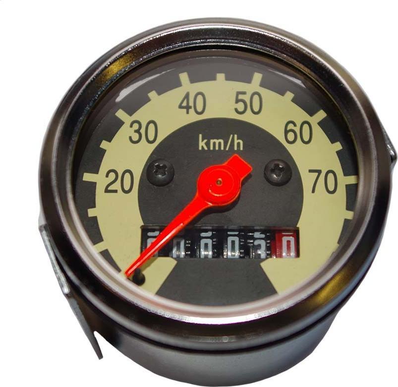Z.P.H. Moto-Mer Szybkościomierz 70km/h Fi 48 KR KR50 SR1 SR2 SR2 SR2E KR51/1 KR51/2
