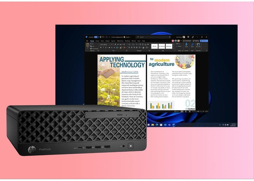 Komputer HP ProDesk 4 SFF G1i Desktop AI PC Intel Core Ultra 7 265 16 GB DDR5-SDRAM 1 TB SSD Windows 11 Pro Czarny