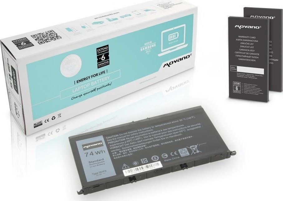 Bateria Movano Bateria Movano do notebooka Dell Inspiron 15 (7557), 15 (7559) (10.8V-11.1V) (6600 mAh)