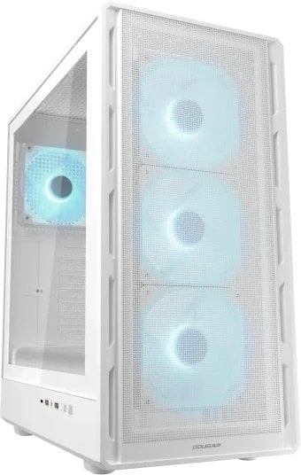 COUGAR AIRFACE PURE PRO PC Case, Mid Tower, White