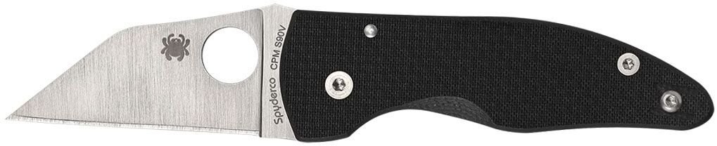 Spyderco MICROJIMBO CARBON FIBER S90V PLAIN C264CFP