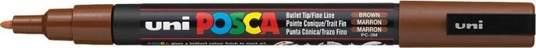 Uni MARKER PLAKATOWY UNI POSCA PC-3M BRĄZOWY
