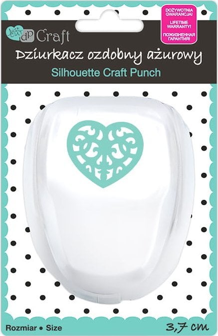 DP Craft Dziurkacz ozdobny ażurowy 3,7cm serce