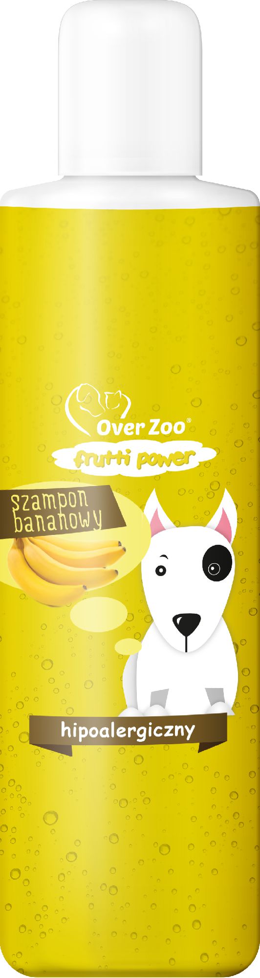 Over Zoo FRUTTI POWER - Szampon bananowy HIPOALERGICZNY 200ml