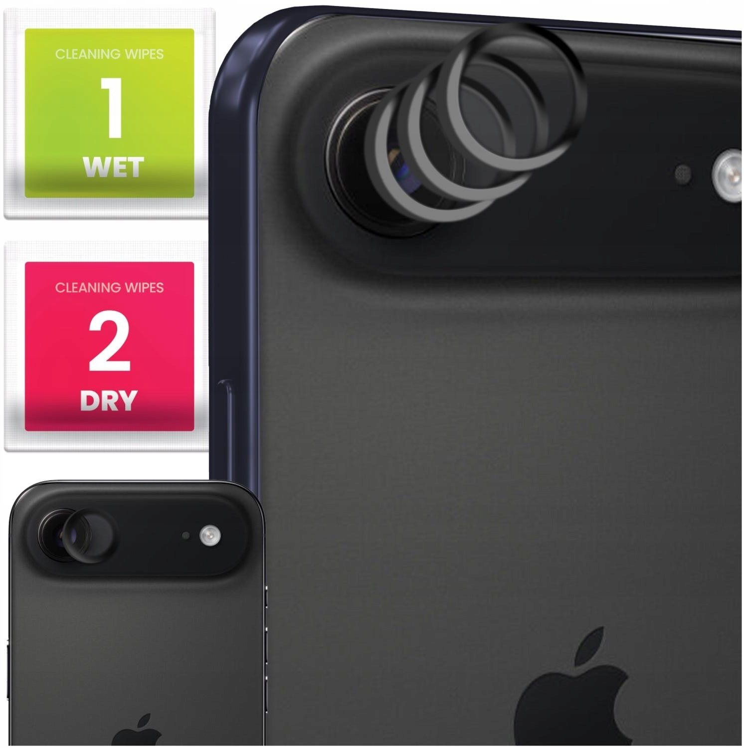 Hello Case 3-PAK Szkło Na Aparat Do Apple iPhone 17 Air 9H