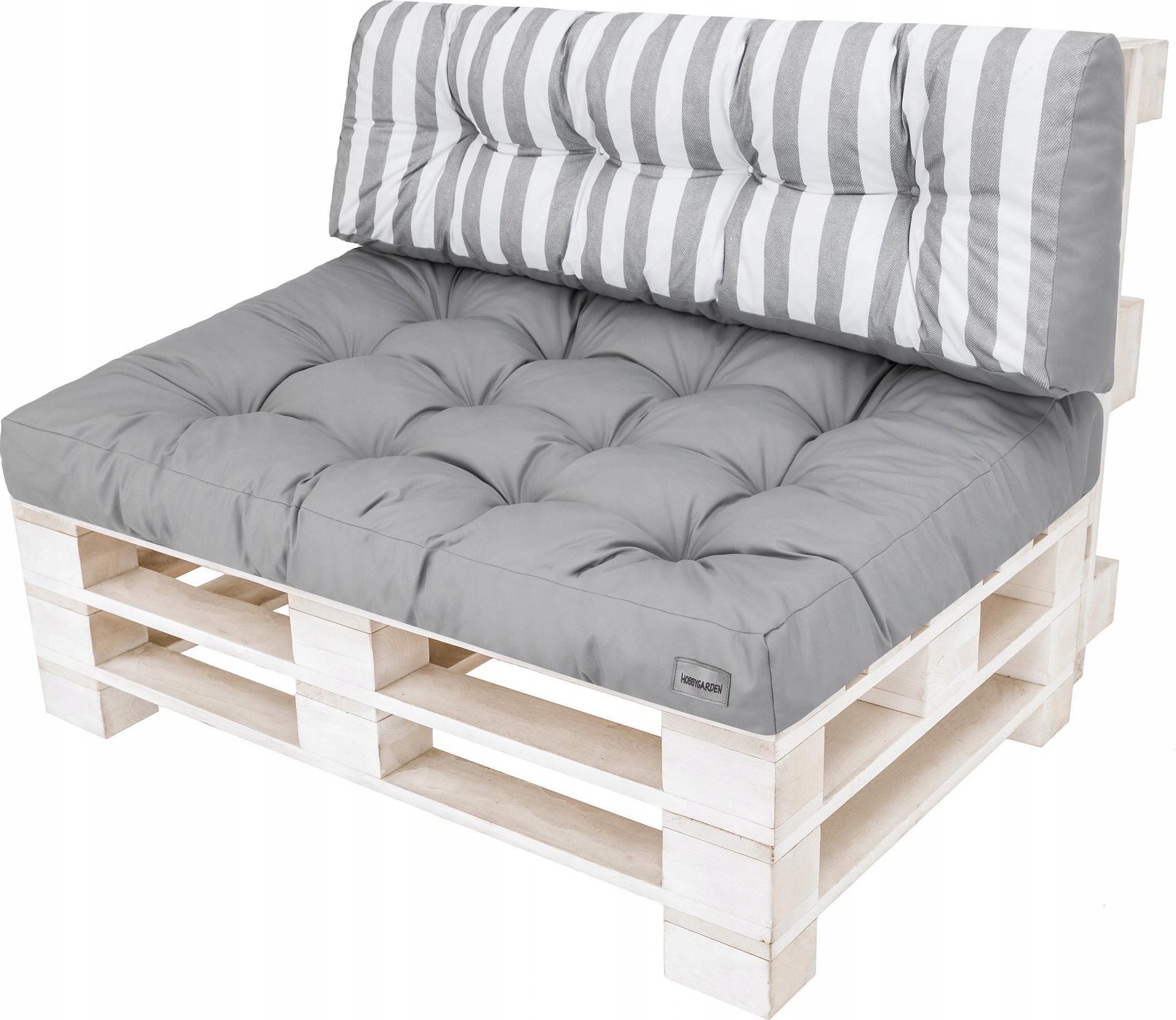 Hobbygarden PODUCHY LEO 1+1 POPIEL Z BIAťYMI PASAMI