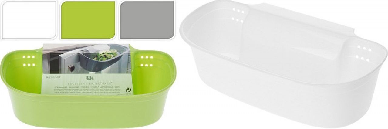 Kosz na śmieci szafkowy szary