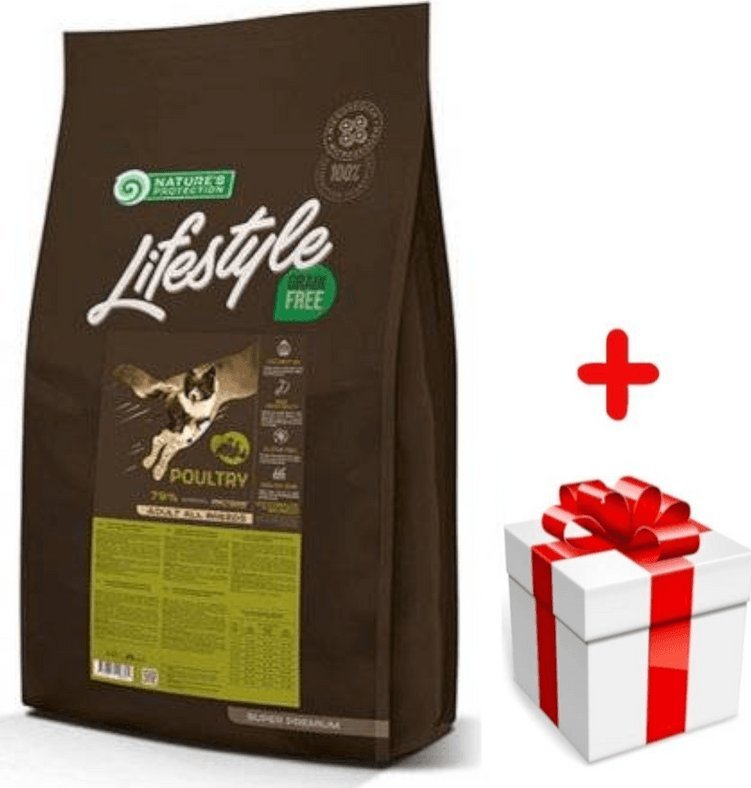 Natures Protection NATURES PROTECTION Lifestyle Grain Free Poultry Adult All Breeds 10kg + niespodzianka dla psa GRATIS!