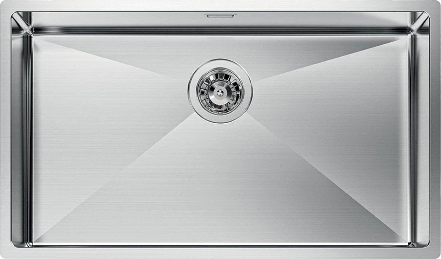 Zlewozmywak Foster 1718050 QUADRA R12 Komora 86x44 FM na równi z blatem Stal + Ruszt