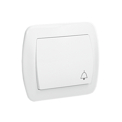 Kontakt-Simon Przycisk dzwonek AKORD biały - AD1/11