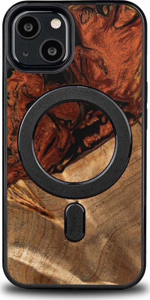 BeWood Etui Bewood Unique na iPhone 13 - 4 Żywioły - Ogień z MagSafe