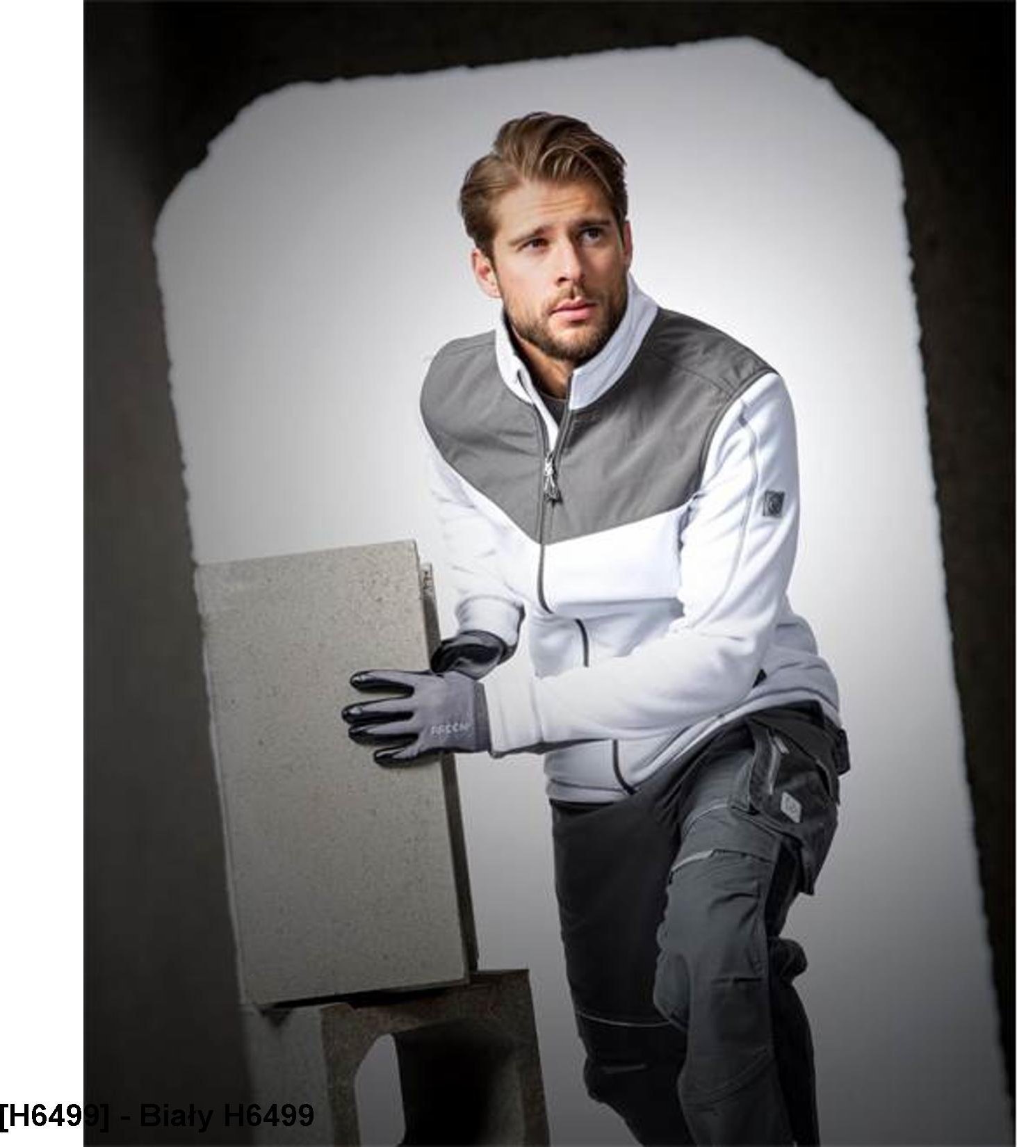 Ardon ARDON SoftFLEECE COMBO - ardon bluza - Biały H6499 M