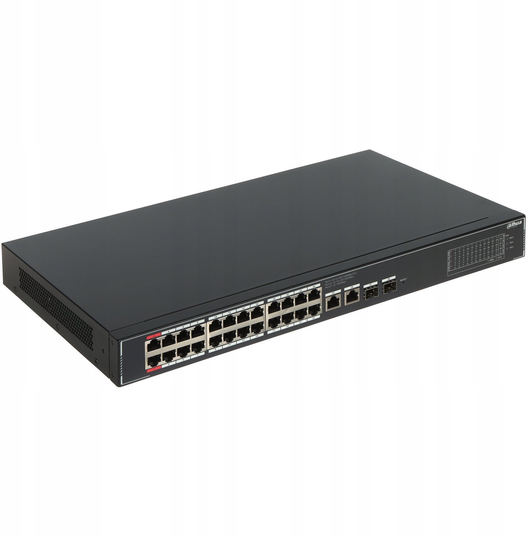 Switch POE SG4028LP 24-PORTOWY SFP DAHUA