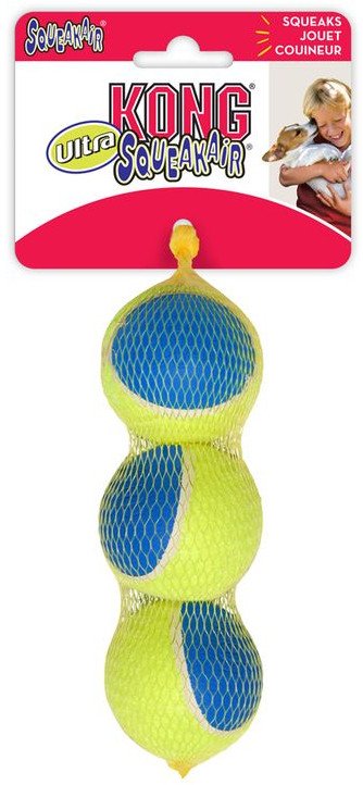 KONG SqueakAir Ultra Ball M 3szt