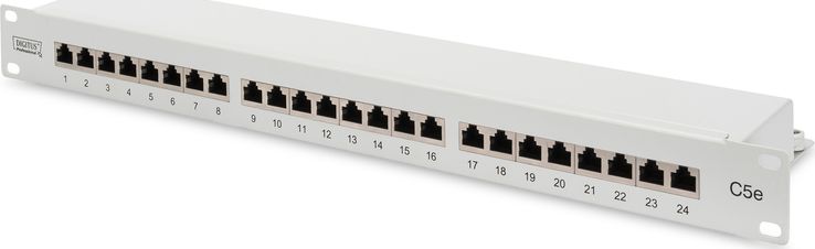 Digitus Patch panel 19" 1U 24x RJ45 LSA kat.5e (DN-91524S)