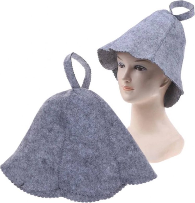 PrzydaSie Czapka Do Sauny Filcowa Ochronna Kapelusz Dzwon