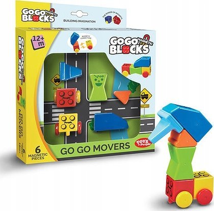 Teka Klocki magnetyczne Płyńmy i jedĽmy 6el