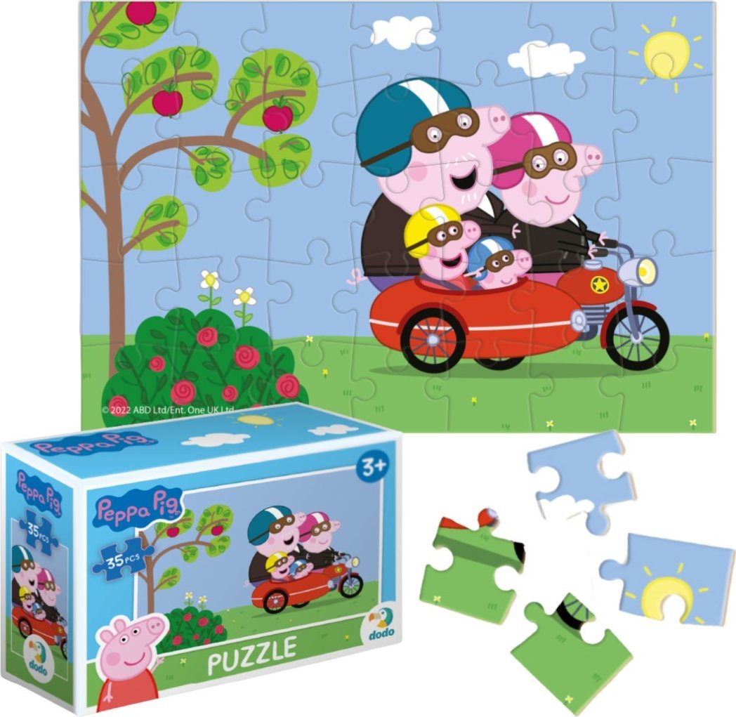 PUZZLE MINI ŚWINKA PEPPA 35 ELEMENTÓW DO UŁOŻENIA DLA NAJMŁODSZYCH DZIECI