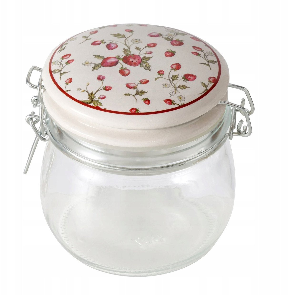 Słoik kuchenny dekoracyjny z pokrywką EMILY, 450 ml