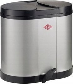 Kosz na śmieci Wesco Kosz na śmieci srebrny 2x15l BETA Wesco