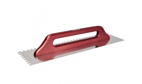 Modeco Paca nierdzewna EXPERT zębata uchwyt drewno 480x130x8mm - MN-73-388