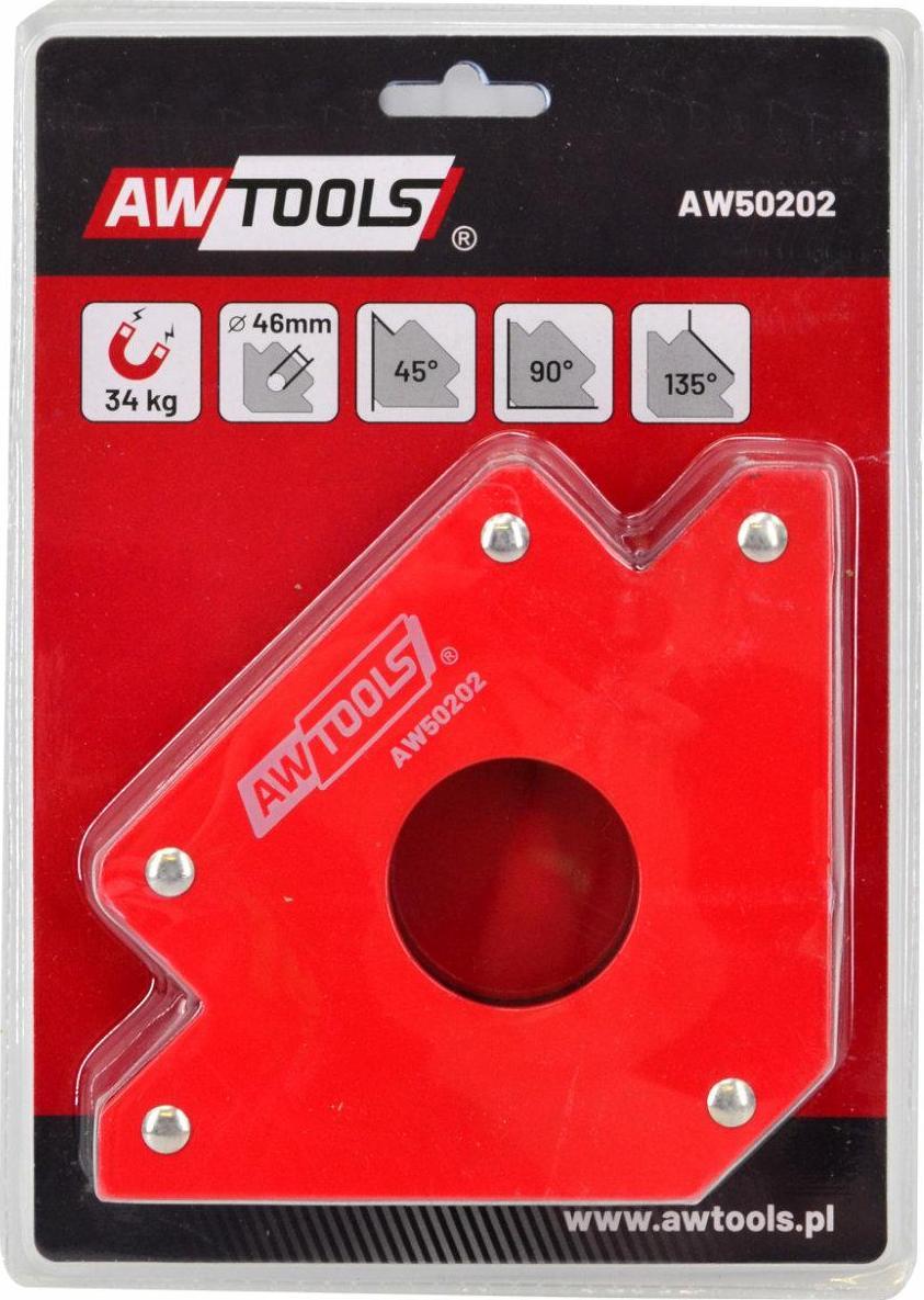 AWTools AWTOOLS KĄTOWNIK SPAWALNICZY MAGNETYCZNY 34,5KG.122x190x25 AW50202