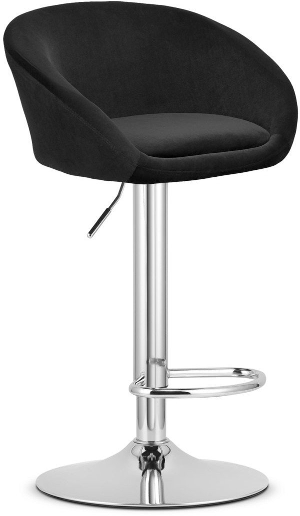 Hoker EAST - aksamit czarny / baza chrom