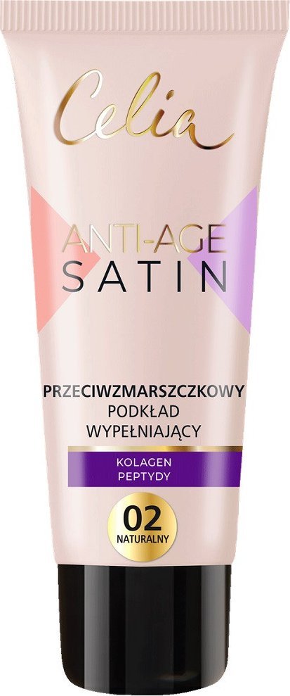 Celia Satin Anti-Age przeciwzmarszczkowy podkład wypełniający do twarzy 02 30ml