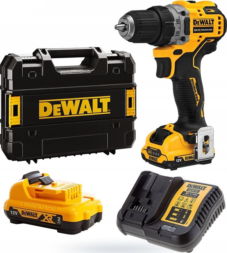 Wiertarko-wkrętarka Dewalt DCD701D2 12 V 2 x akumulator 2 Ah