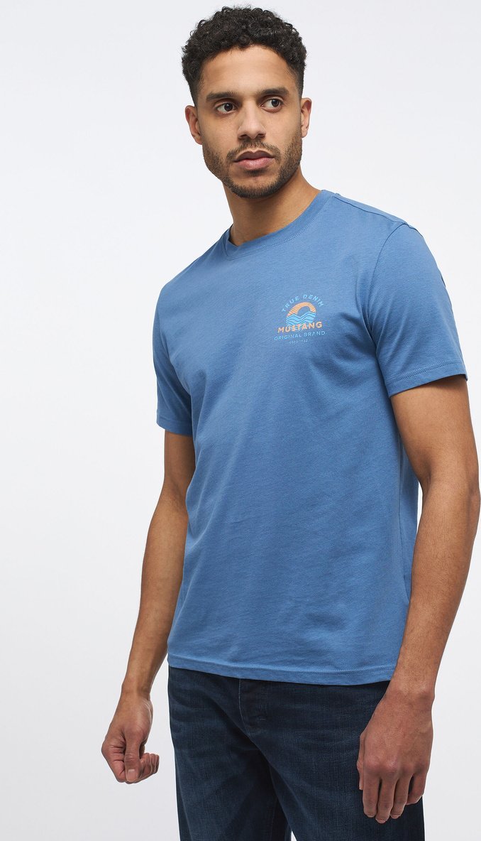 Mustang Mustang męska koszulka t-shirt ALEX C PRINT 1013836-5169 XL