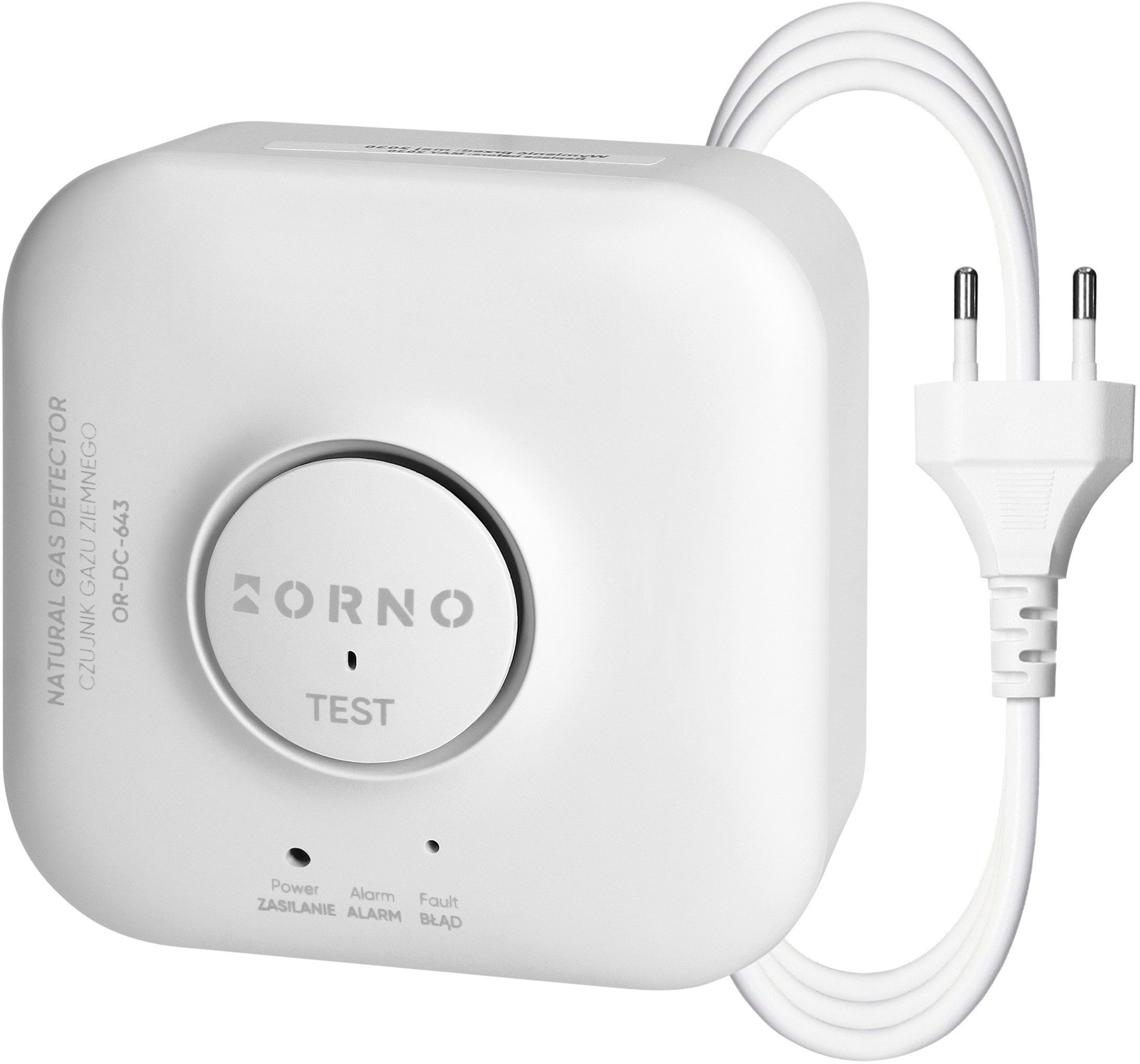 Czujnik gazu ziemnego, 230 V AC, żywotność sensora 5 lat, Tuya Smart Wi-Fi