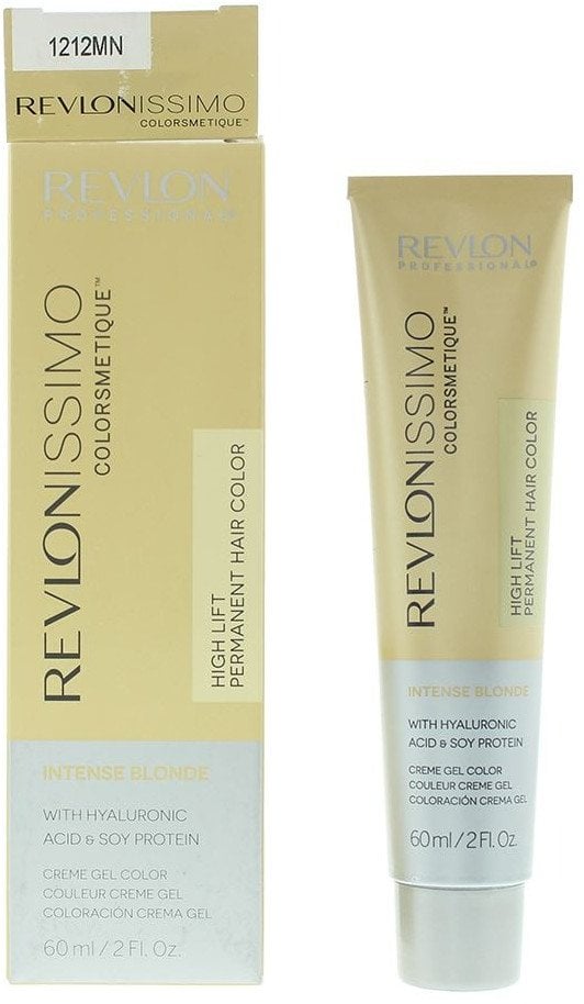 Revlon, Revlonissimo Colorsmetique, Permanent Hair Dye, 1212 MN Grey, 60 ml For Women