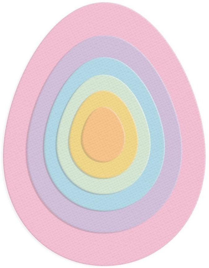 Zestaw wykrojników - Jajka 6szt