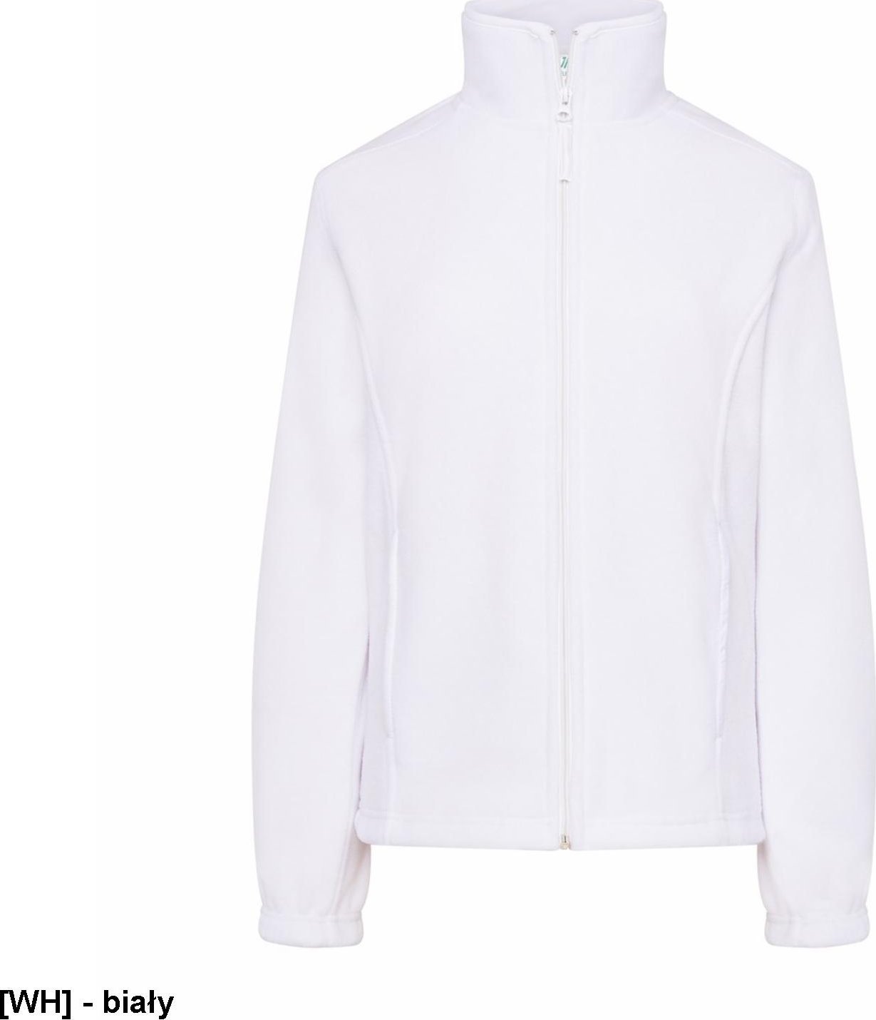 JHK FLRL300 - Bluza polarowa damska, taliowana, z suwakiem i dwoma zapinanymi kieszeniami - biały S