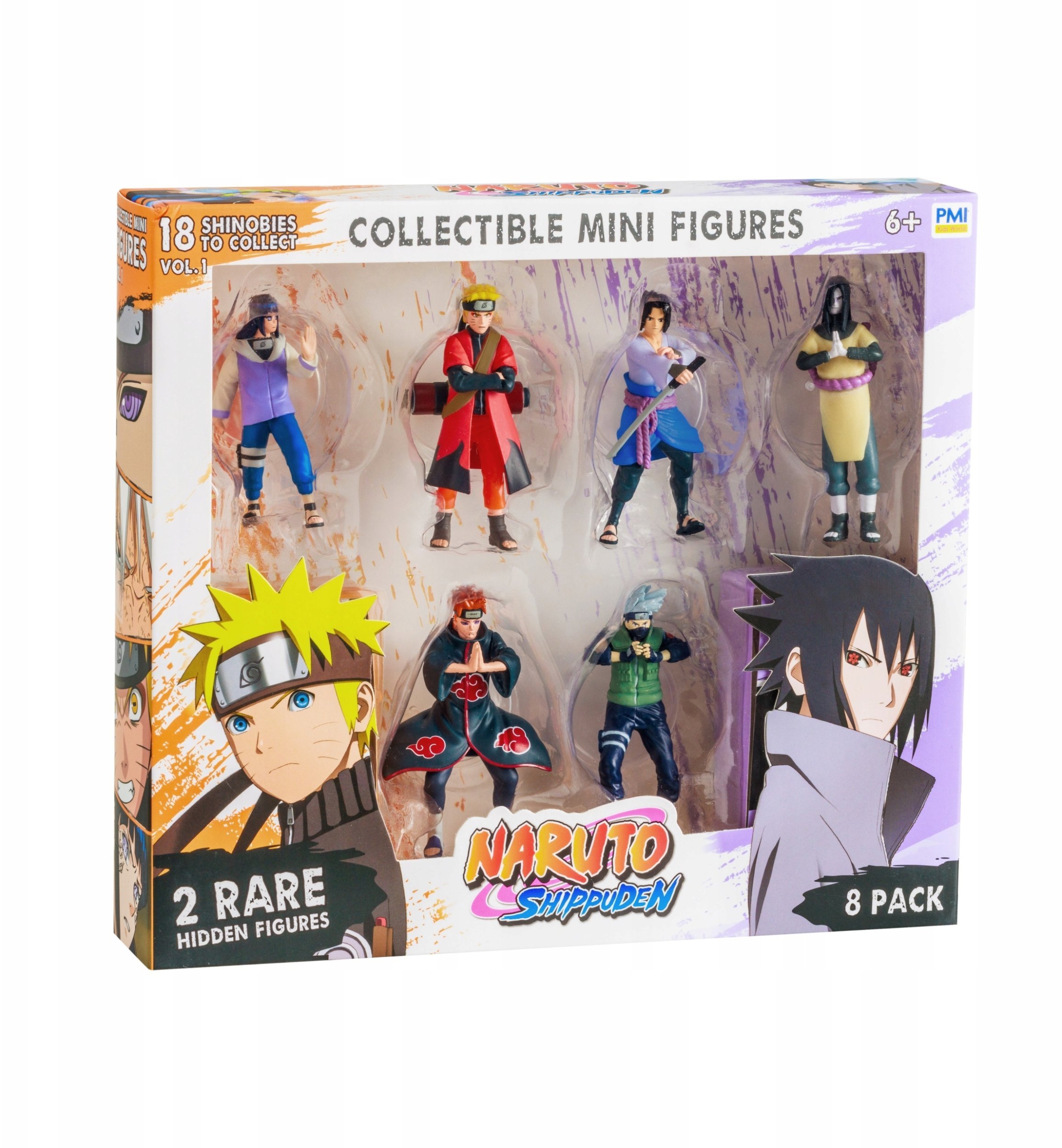 NARUTO SHIPPUDEN FIGURES - 8 PACK DELUXE EDITION VER. B