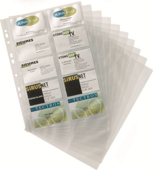 Durable Wkłady do wizytowników Visifix 2384 i 2388 10szt. przezroczyste (2389-19)