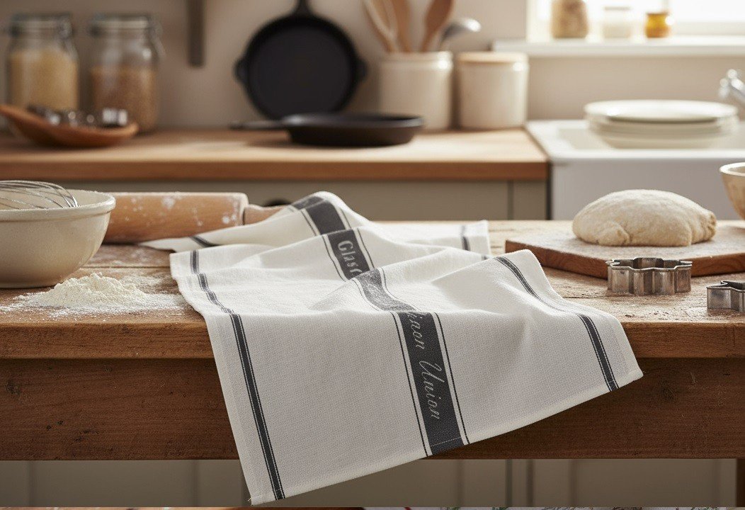 Ściereczka kuchenna 48x74 cm Linen Union Grey 100GRY