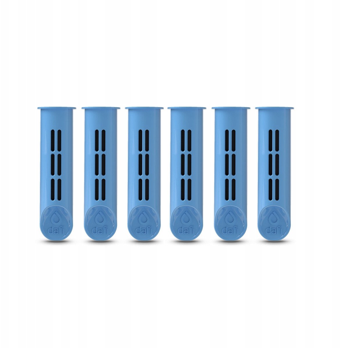 6 filtrów do butelki Dafi SOFT i SOLID szafirowe