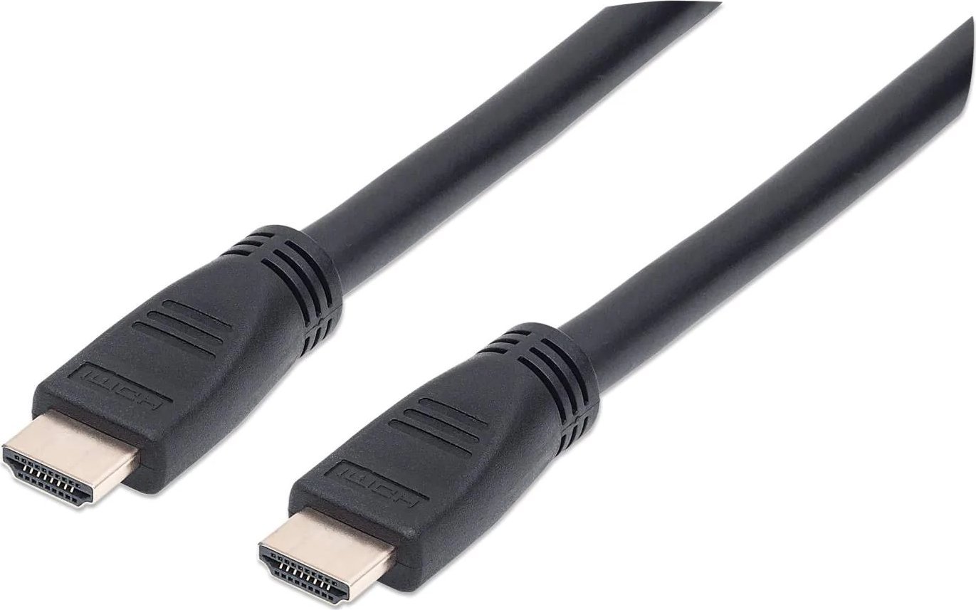 Kabel Manhattan HDMI - HDMI 4K 10m czarny (353977)