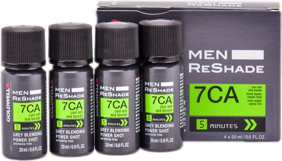 Goldwell Men Reshade 7CA Zestaw 4 x 20 ml