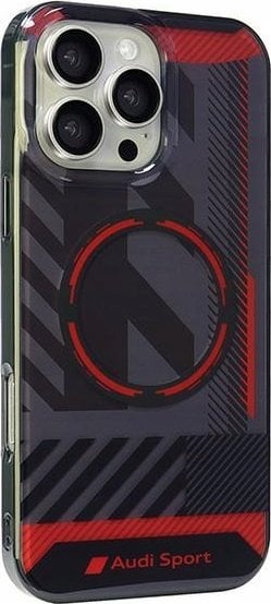 Audi Audi IML Sport MagSafe iPhone 16 Pro Max 6.9" czarny/black hardcase AUS-IMLMIP16PM-RSQ/D2-BK