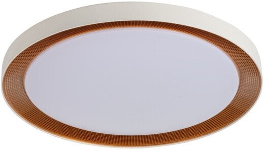 Lampa sufitowa Kanlux Plafoniera LED dekoracyjny ANBAR LED 37W CCT BR okrągły Ø55 max 2170lm 3000-6500K IP20 I kl. biały/brązowy 38930