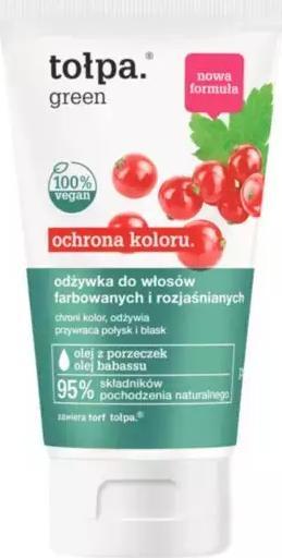 Tołpa green ochrona koloru. odżywka do włosów farbowanych i rozjaśnianych, 150 ml