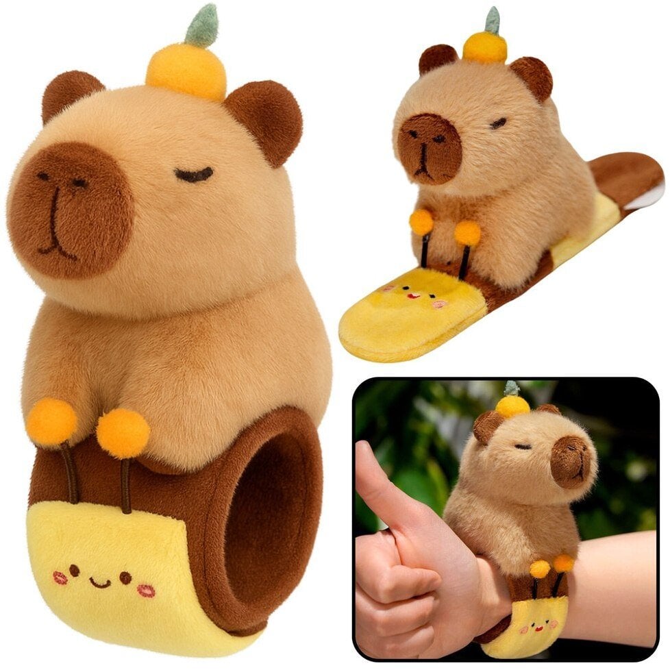 Pluszowa Opaska Samozaciskowa Na Rękę Pszczółka z Kapibarą