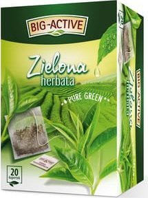 BIG-ACTIVE Big-Active - Herbata zielona Pure Green (ekspresowa) (20tb x 1,5g)