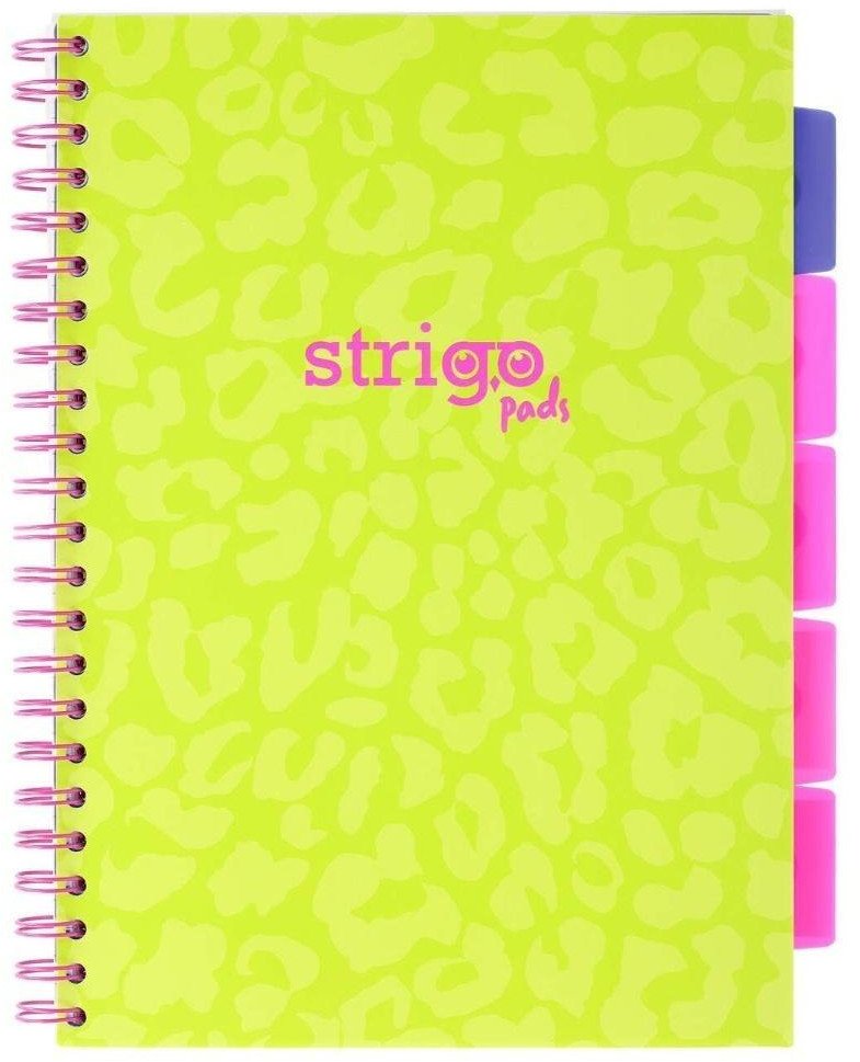 Kołozeszyt Pads A4/100K linia Neon zielony